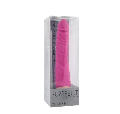 Wibrator z żyłkami główką jak penis 7trybów 21cm